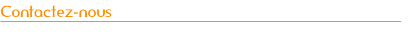 Contactez-nous